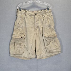 RUEHL No. 925 Shorts Men 31” Cargo  Distressed Abercrombie Y2K 31x10  Drawstring